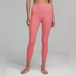 lululemon Align High-Rise Pant 25" pink blossom size 6
